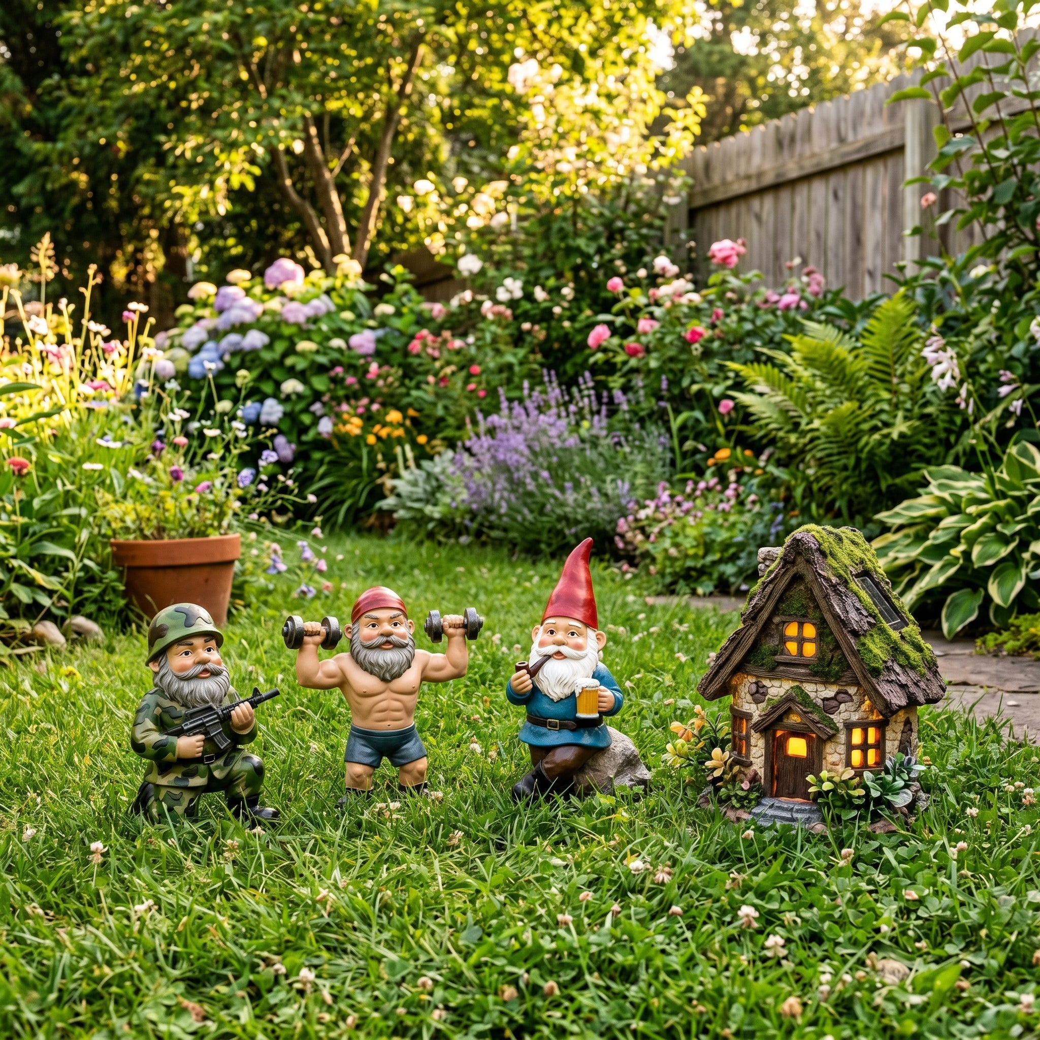 Garden Decor & Gnomes – Funny Outdoor Ornaments | Gearelo