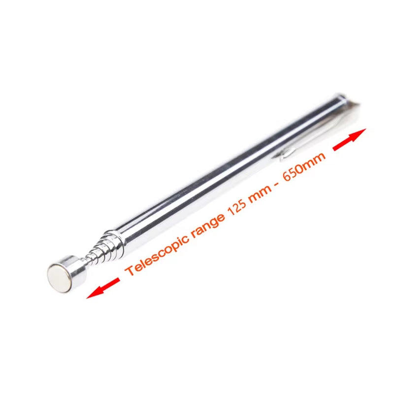 Mini Portable Telescopic Magnetic Magnet Pen Handy Tool Capacity for Picking up Nut Bolt Extendable Pickup Rod Stick