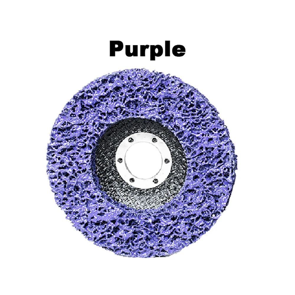 1Pcs100/115/125Mm Coral Disc Poly Strip Disc Diamond Grinding Wheel Flap Disc for Angle Grinder Paint Rust Removal Clean Abrasiv