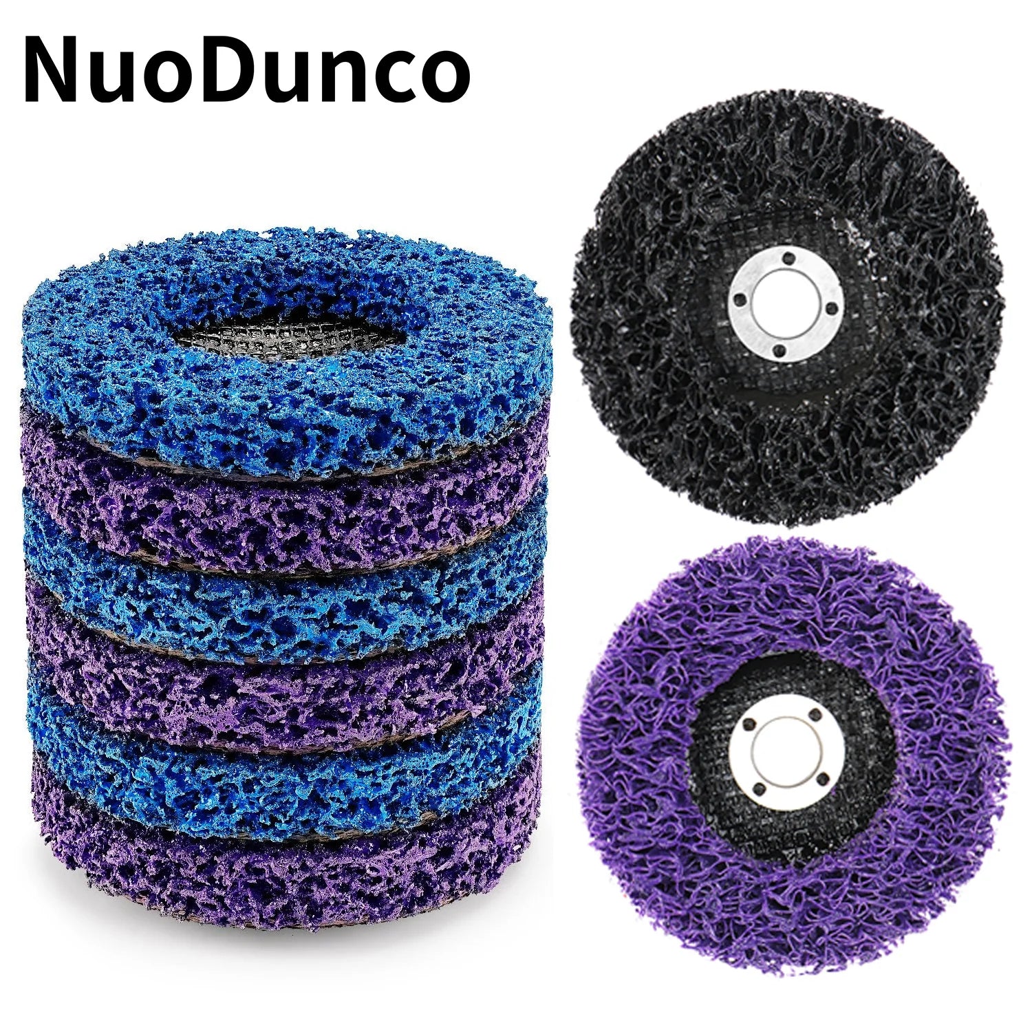 1Pcs100/115/125Mm Coral Disc Poly Strip Disc Diamond Grinding Wheel Flap Disc for Angle Grinder Paint Rust Removal Clean Abrasiv