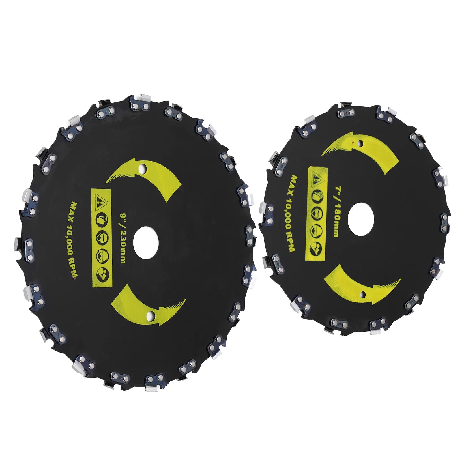 Chain Saw Disc Chainsaw Wheel Disc Right Angle Chain Disc Alloy Steel Blade Chainsaw Wheel Disc for Wood Plastic Carving Shaping
