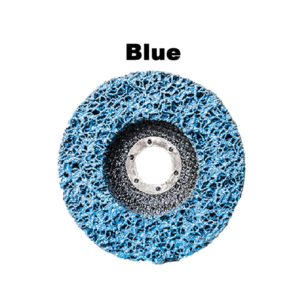 1Pcs100/115/125Mm Coral Disc Poly Strip Disc Diamond Grinding Wheel Flap Disc for Angle Grinder Paint Rust Removal Clean Abrasiv