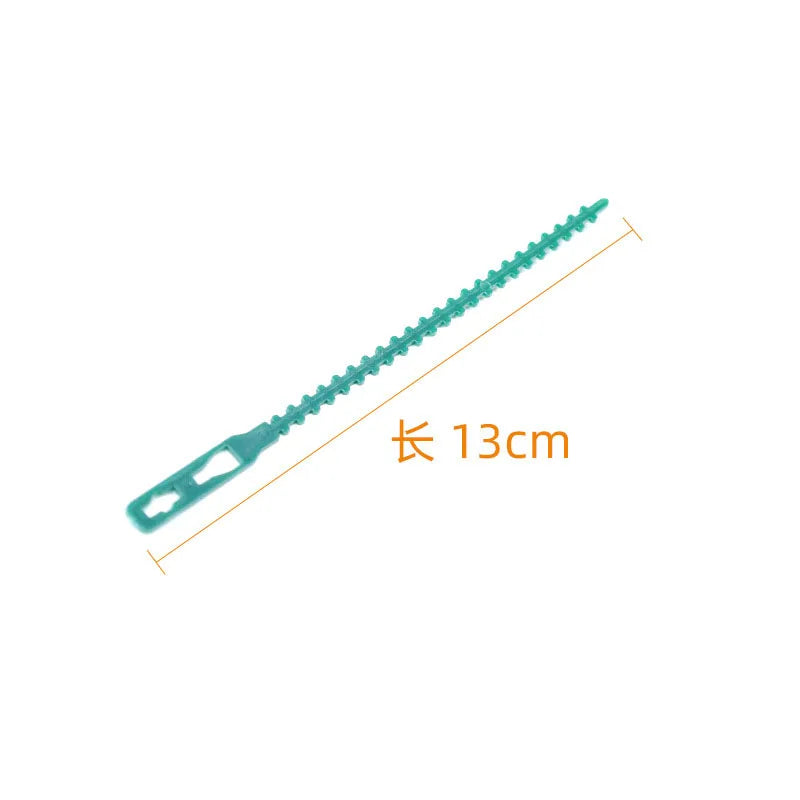 50/100Pcs Reusable Garden Cable Ties Plant Support Shrubs Fastener Tree Locking Nylon Adjustable Plastic Cable Ties Tools