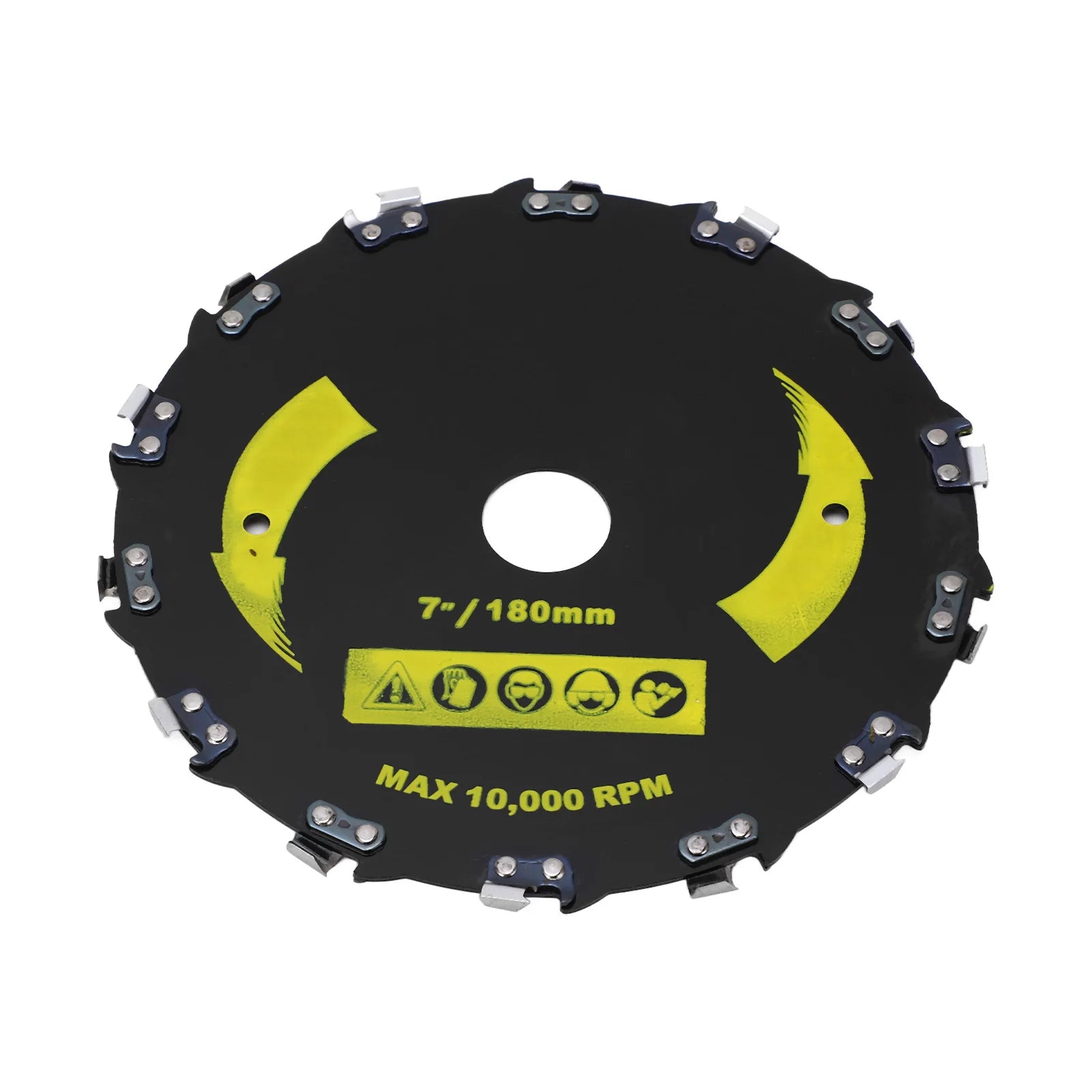 Chain Saw Disc Chainsaw Wheel Disc Right Angle Chain Disc Alloy Steel Blade Chainsaw Wheel Disc for Wood Plastic Carving Shaping