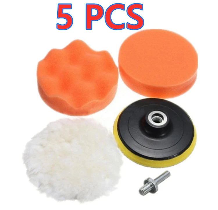 Car Polishing Foam Pad Kit – Buffer Wax Pads for Auto Scratch Removal, 5–39pc | Gearelo