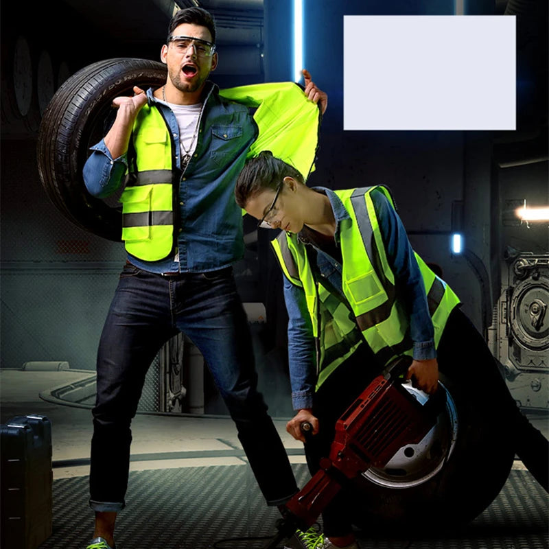 High Visibility Reflective Safety Vest – Cycling, Motorcycle & Outdoor Sports | Gearelo