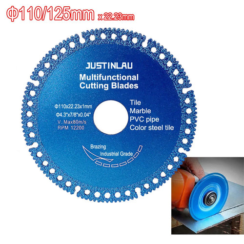 110/125mm Multi-Material Cutting Disc – Ultra-Thin Ceramic, Glass & Metal Blade | Gearelo