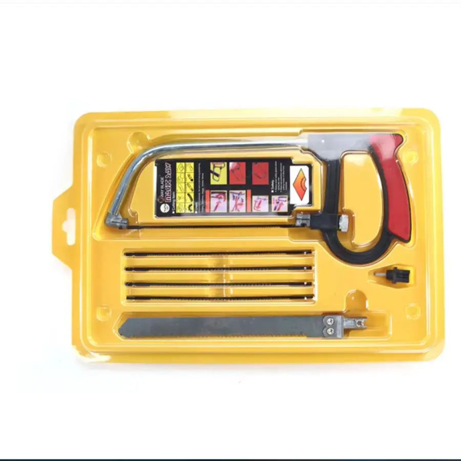 8-in-1 Multi-Purpose Hand Saw Kit – 6 Steel Blades for Wood & Metal | Gearelo