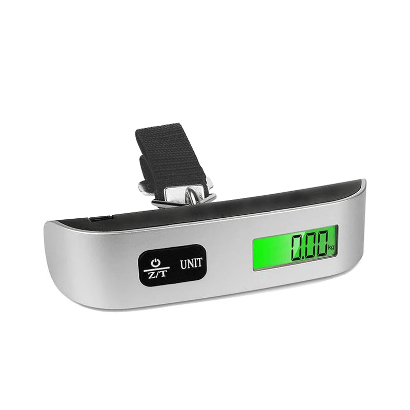 Digital Luggage Scale – 110lb/50kg LCD Hanging Travel Baggage Weigher – Hook style | Gearelo