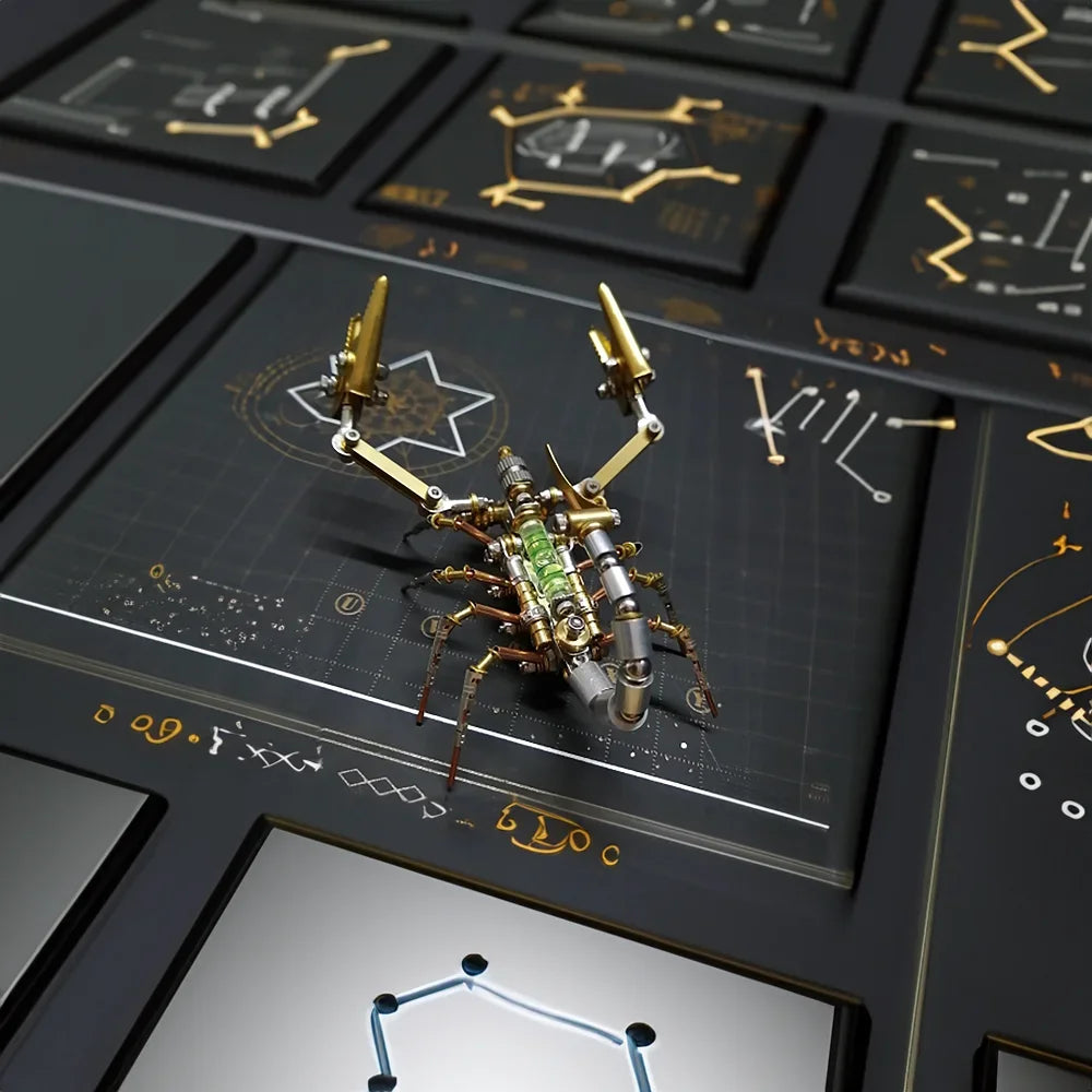 DIY Mechanical Metal Model Kit – 3D Cyberpunk Insect Puzzle, Spider/Scorpion/Mosquito | Gearelo