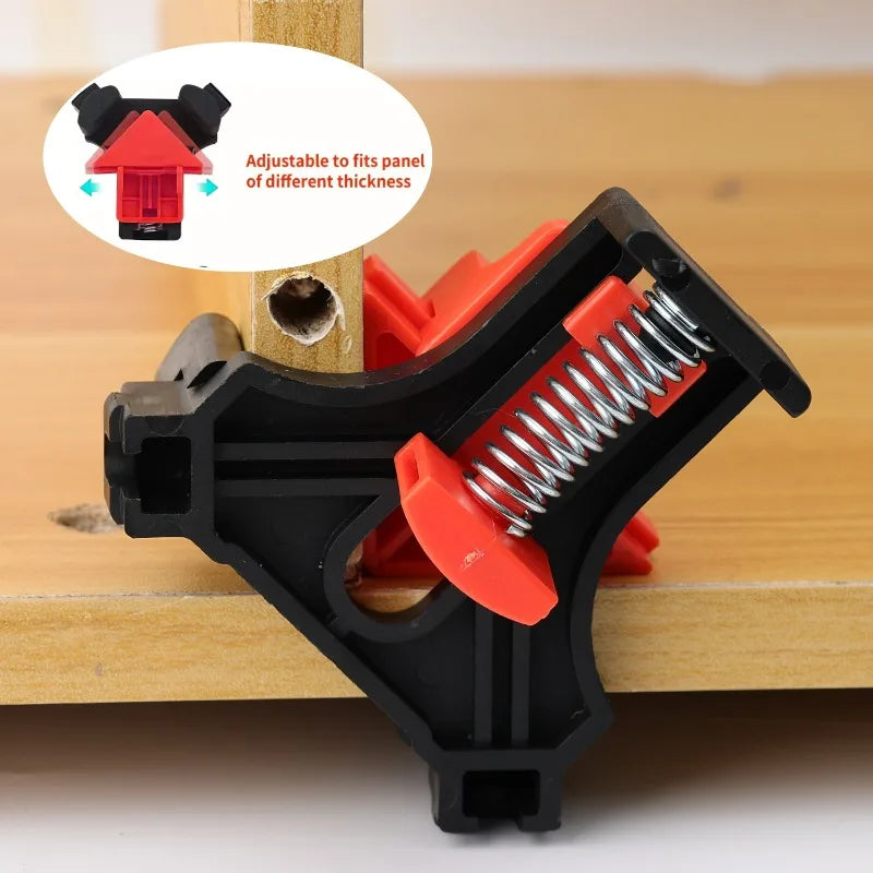 90° Corner Clamp Set – Adjustable Woodworking Right Angle Holder, 1/2/4-Pack | Gearelo
