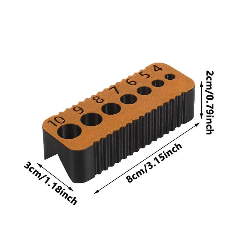 Drill Guide Jig Block – 4–10mm Precision Hole Locator Tool | Gearelo