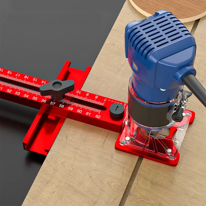 3-in-1 Router Circle Jig – Woodworking Groove & Milling Bracket Tool | Gearelo