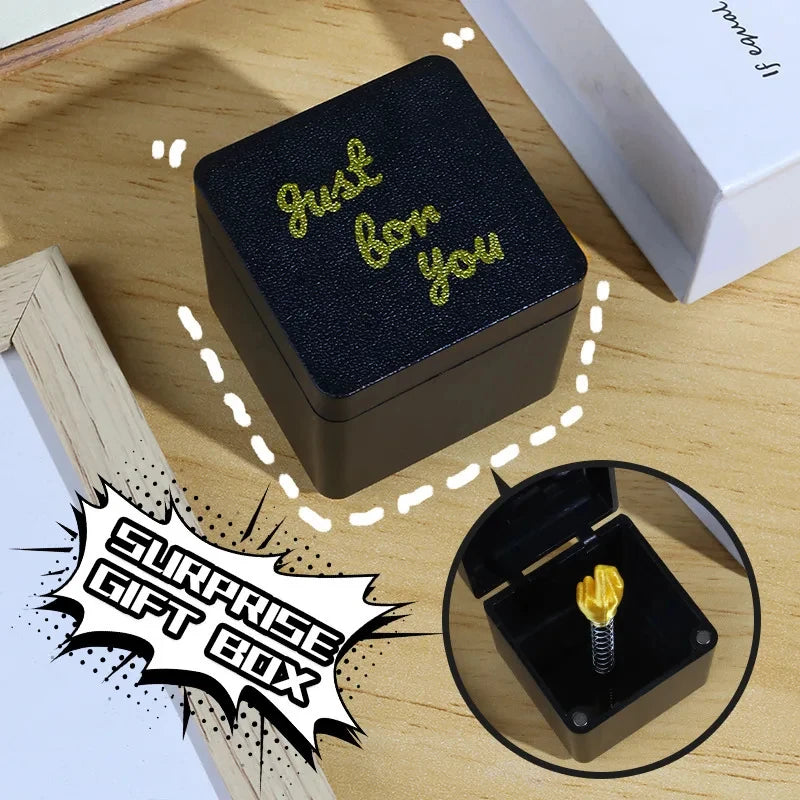 Funny Prank Christmas Gift Box – Middle Finger Gag Surprise | Gearelo