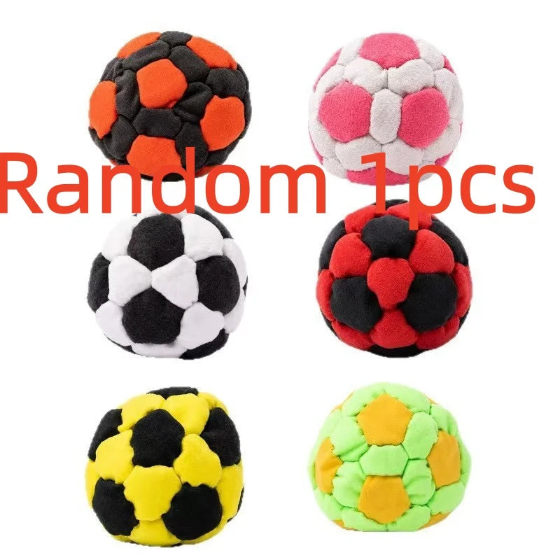 Soft Handmade Footbag Juggling Balls – Random Color, 1/2/4/6 Pack | Gearelo