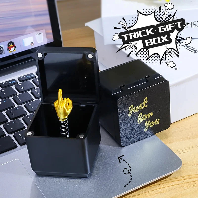 Funny Prank Christmas Gift Box – Middle Finger Gag Surprise | Gearelo
