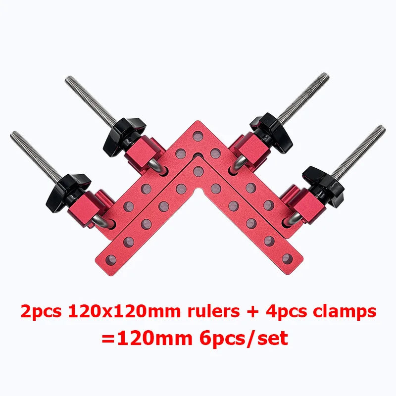 90° Woodworking Corner Clamp Set – Right Angle Positioning Squares for Cabinets | Gearelo