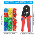 Tubular Wire Ferrule Crimping Terminal Set – Crimping Pliers & Connector Combo | Gearelo