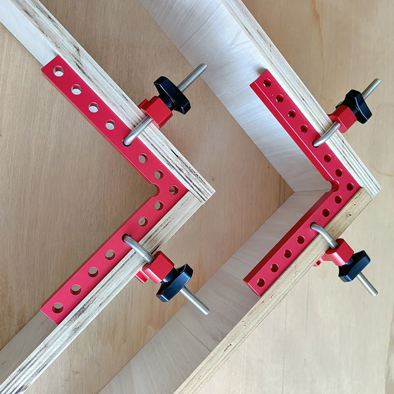 90° Woodworking Corner Clamp Set – Right Angle Positioning Squares for Cabinets | Gearelo