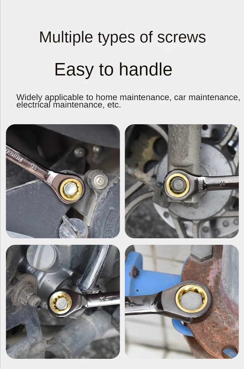 Universal Adjustable Torx Wrench – 8–22mm Ratchet Spanner Auto & Bike – 11mm | Gearelo
