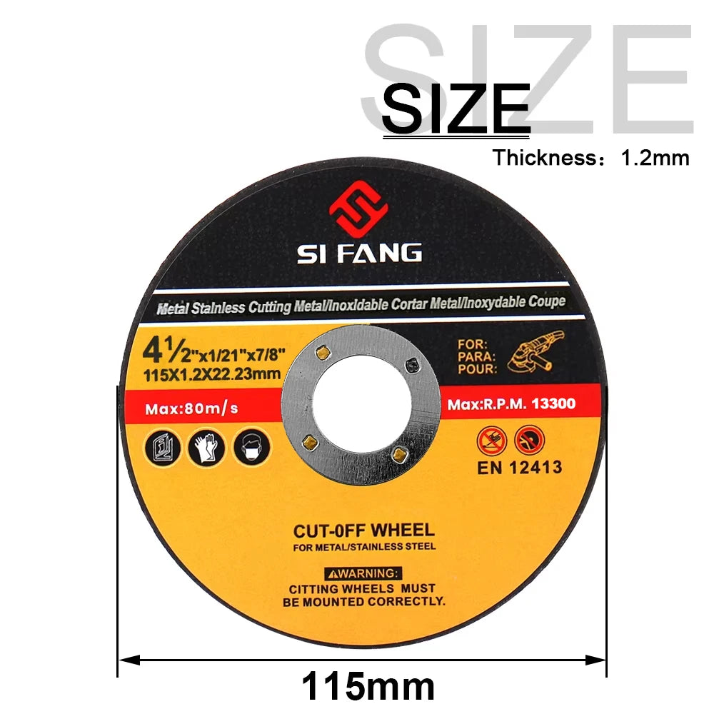 Metal Cutting Disc 5-Pack – 75/115/125mm Resin Grinding Wheel for Angle Grinder | Gearelo