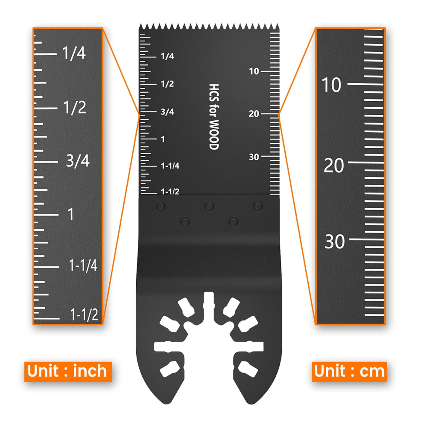 Oscillating Multi-Tool Saw Blades – Wood, Metal & Grout, Multi-Pack – 5pc | Gearelo