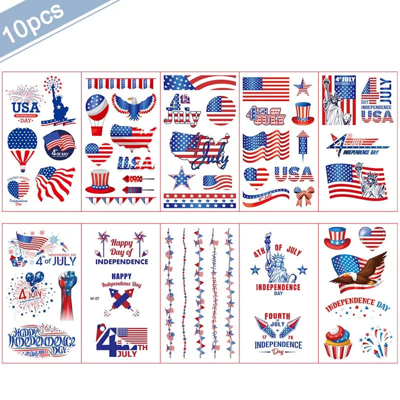 Independence Day Party Supplies Set – American Flag Tableware for 4th of July | Gearelo