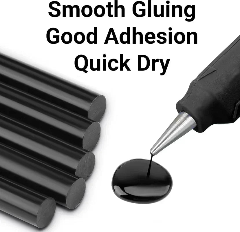 Black Hot Melt Glue Sticks – EVA Colored for Glue Gun, Dent Repair | Gearelo