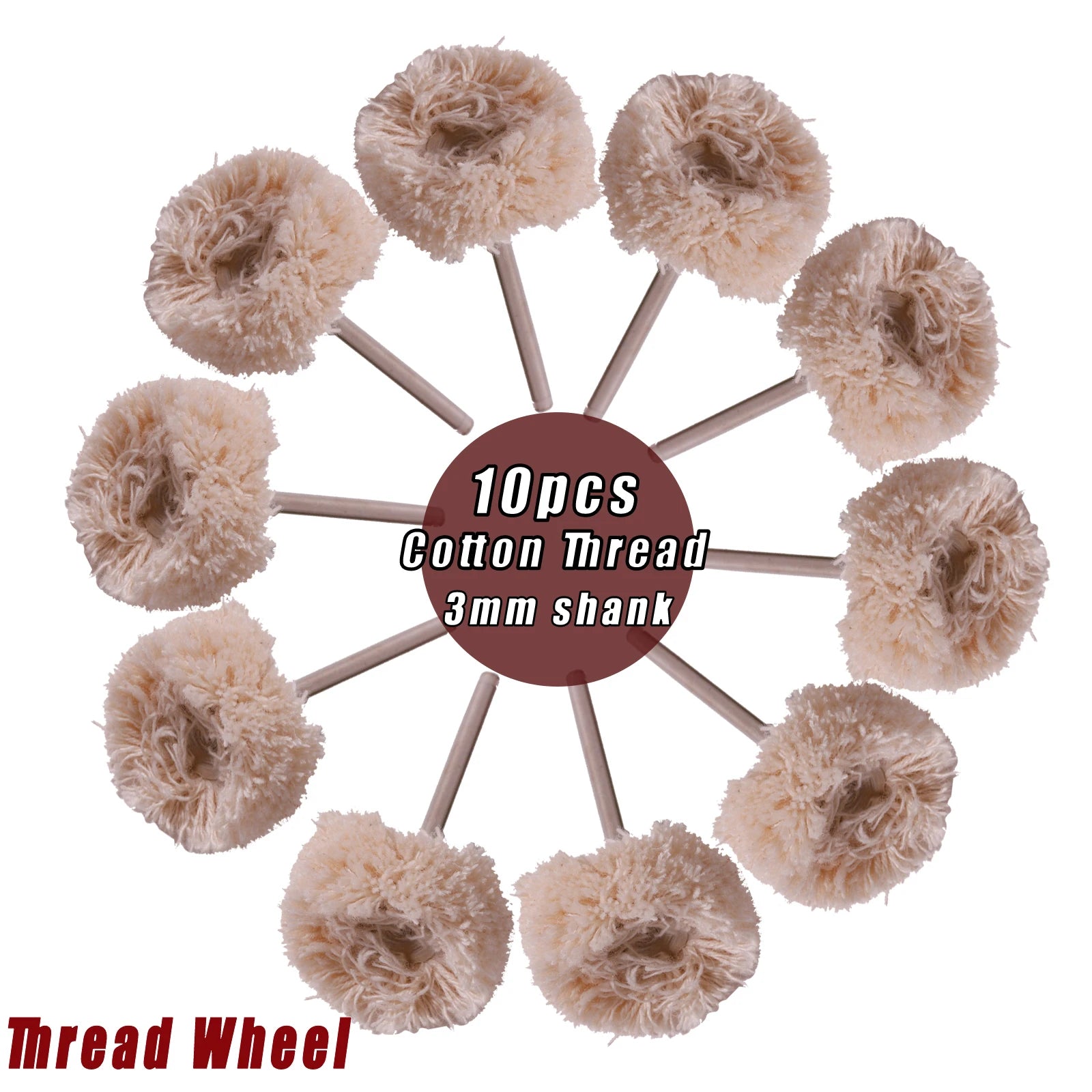 Dremel Polishing Wheel Set – Cotton, Wool & Felt Buffing Bits for Rotary Tools | Gearelo