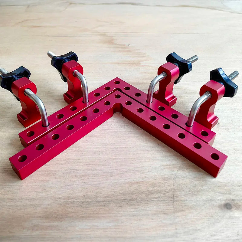 90° Woodworking Corner Clamp Set – Right Angle Positioning Squares for Cabinets | Gearelo