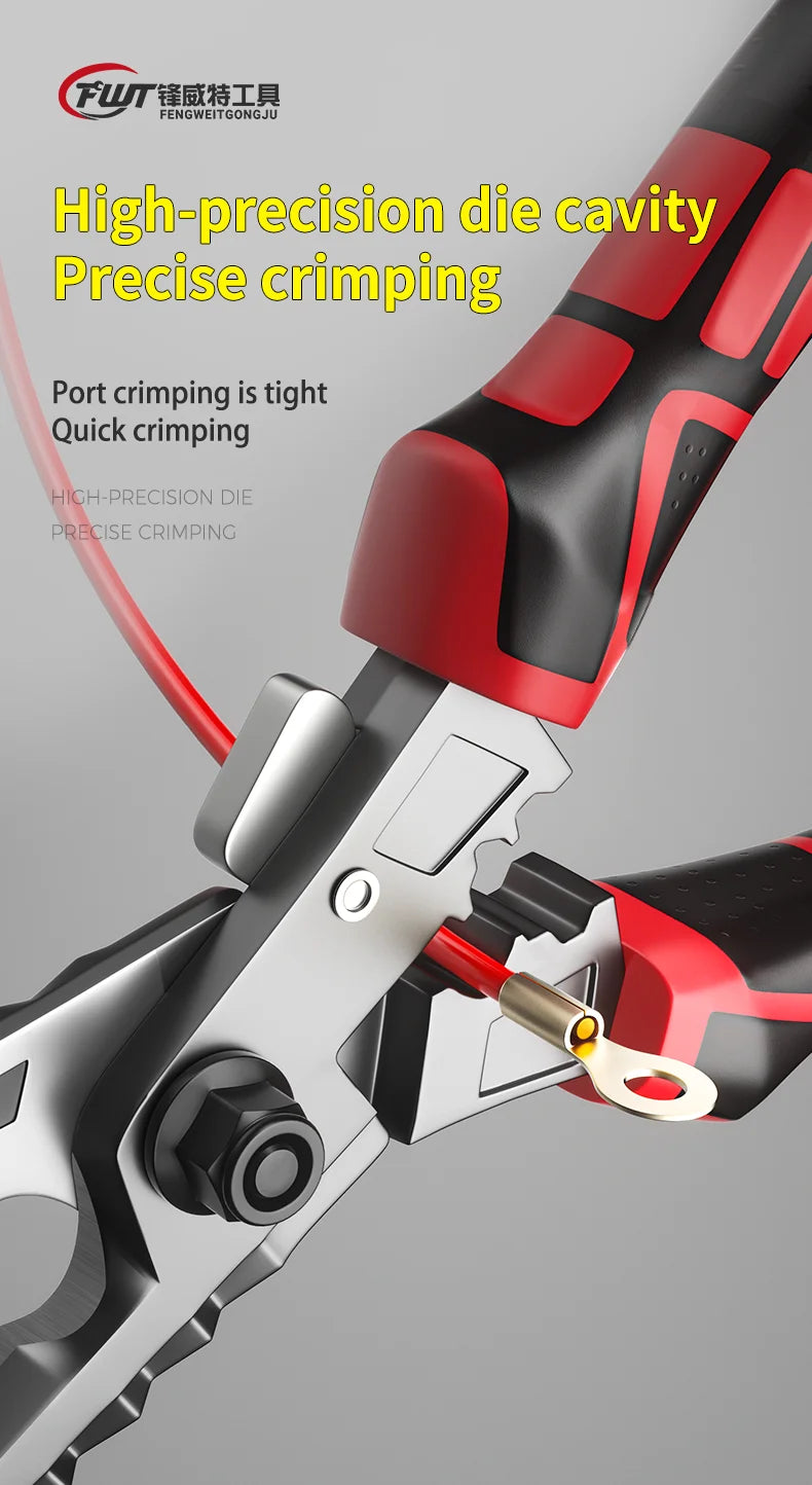 Multi-Functional Electrician Scissors – Wire Crimping & Cutting Tool | Gearelo