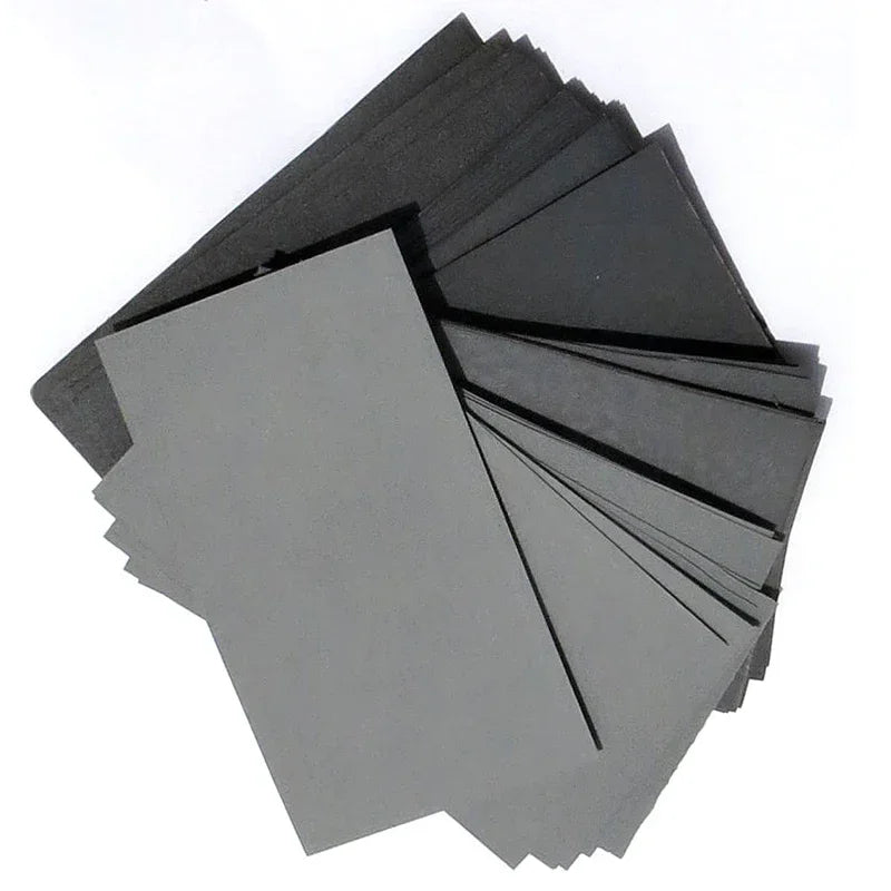 70-Pack Wet/Dry Sandpaper 600–2500 Grit – Automotive & Furniture Polishing Kit | Gearelo