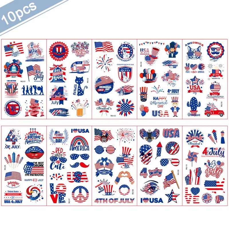 Independence Day Party Supplies Set – American Flag Tableware for 4th of July | Gearelo