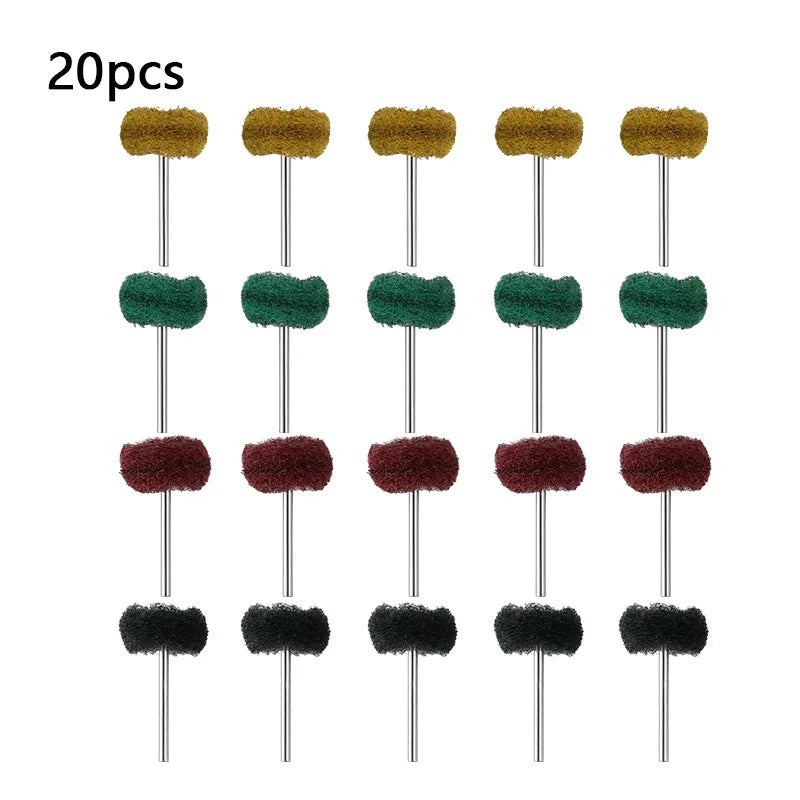 Abrasive Buffing Wheel Set – 1" Rotary Tool Polishing Wheels, 20 or 40-Pack | Gearelo