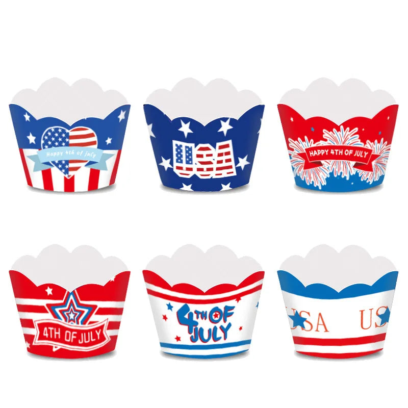 Independence Day Party Supplies Set – American Flag Tableware for 4th of July | Gearelo