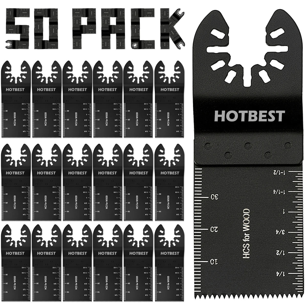 Oscillating Multi-Tool Saw Blades – Wood, Metal & Grout, Multi-Pack | Gearelo