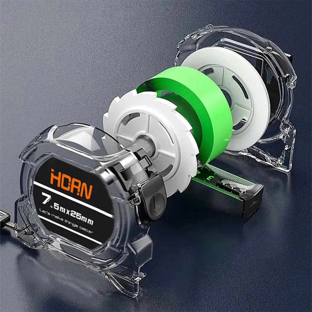 Fluorescent Tape Measure – Anti-Drop Waterproof, 3/5/7/10 Meter – 10M 25mm 1PC | Gearelo