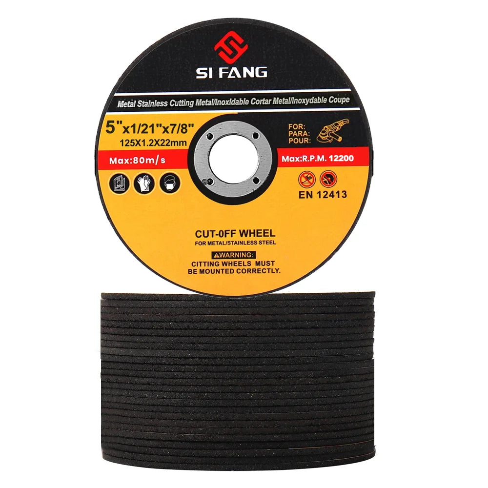 Metal Cutting Disc 5-Pack – 75/115/125mm Resin Grinding Wheel for Angle Grinder | Gearelo