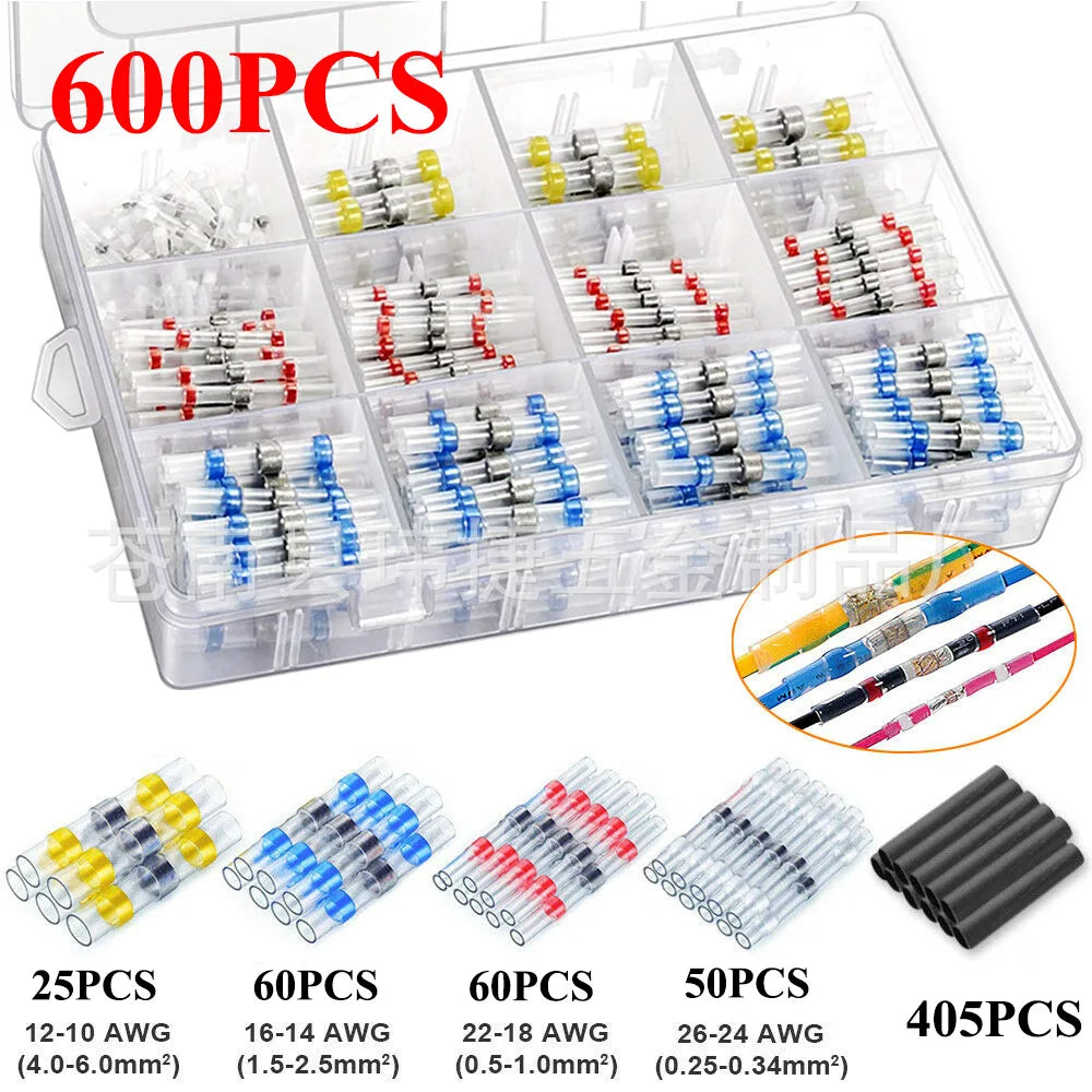 Waterproof Solder Ring Heat Shrink Tube Combo Set – Electrical Splice Kit | Gearelo