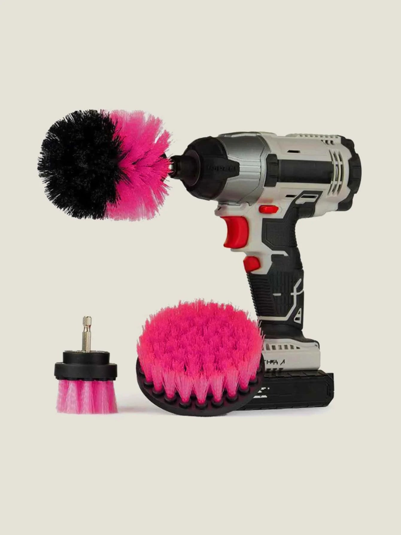 Electric Drill Scrubber Brush 3-Pack – Power Cleaning Kit for Tile, Carpet & Car | Gearelo