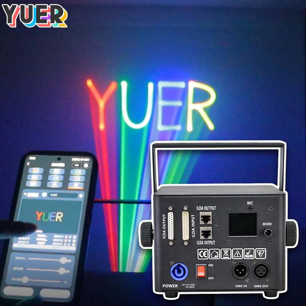 Bluetooth 5W DJ Stage Light Scanner – RGB App-Control Disco Party Effect | Gearelo