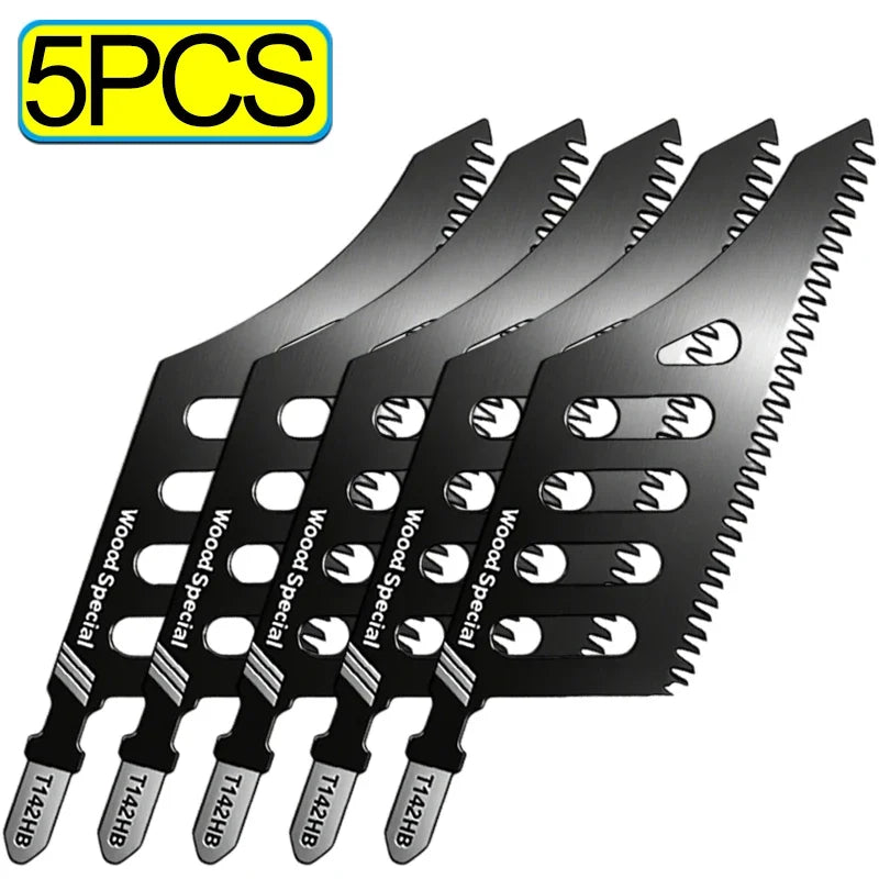 T142HB Heavy-Duty Jigsaw Blades – T-Shank Coarse Flush Cut, Multi-Pack | Gearelo
