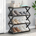 4-Tier X-Type Shoe Rack Organizer – Multifunctional Home & Dorm | Gearelo