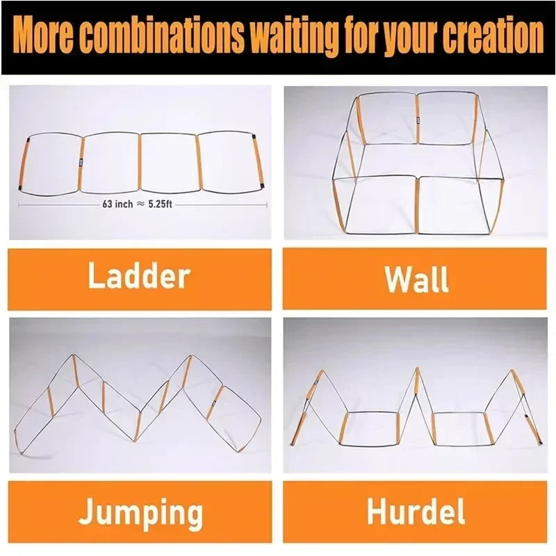 3-in-1 Soccer Training Ladder Set – Speed & Agility Equipment | Gearelo