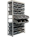 Heavy Duty Bin Rack Storage System – Steel Shelving with Plastic Bins – United States | Gearelo