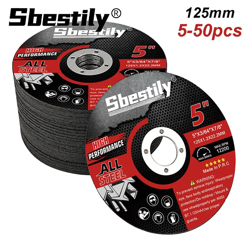 125mm Resin Circular Cutting Disc – Metal Cutting Angle Grinder Blade, Multi-Pack | Gearelo