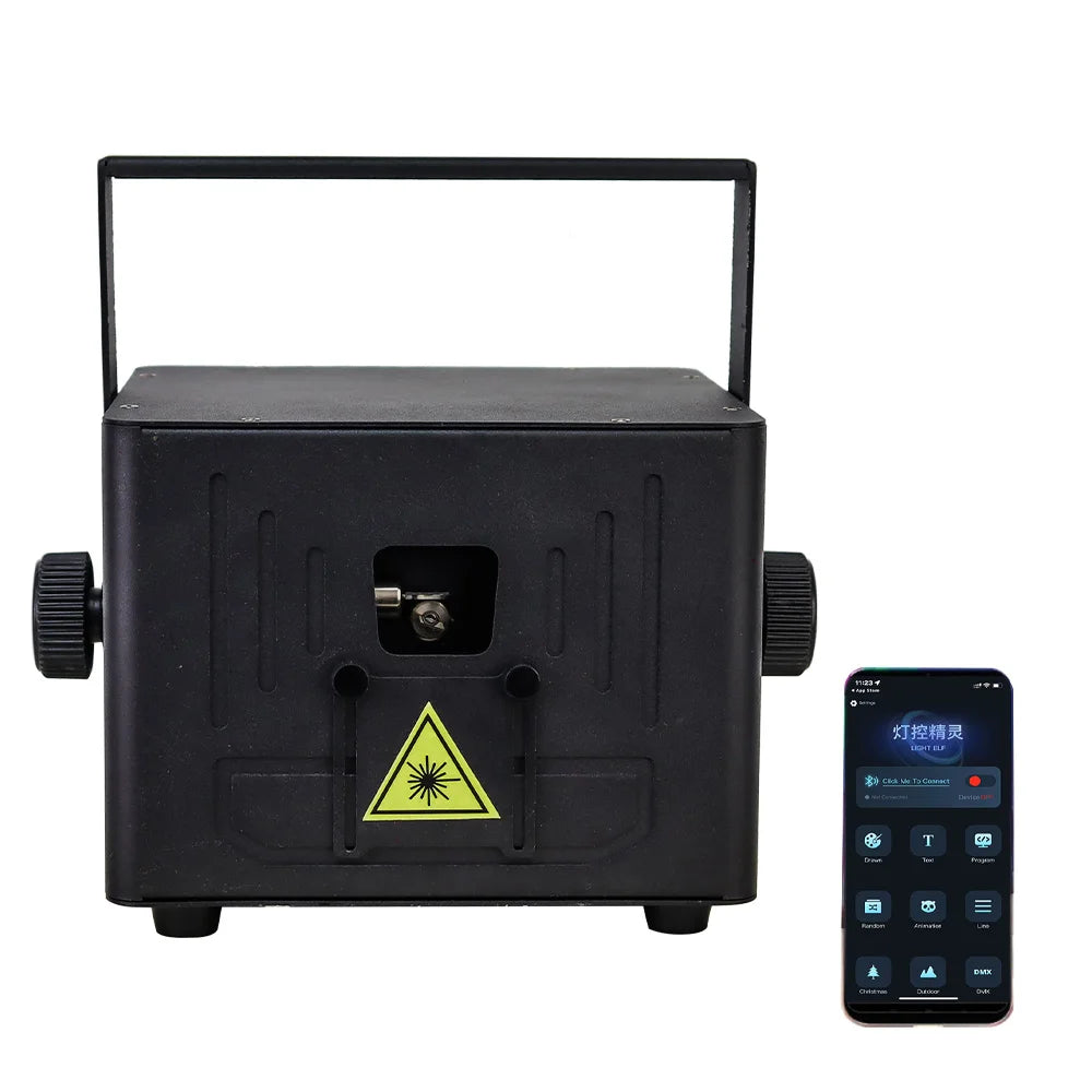 Bluetooth 5W DJ Stage Light Scanner – RGB App-Control Disco Party Effect | Gearelo