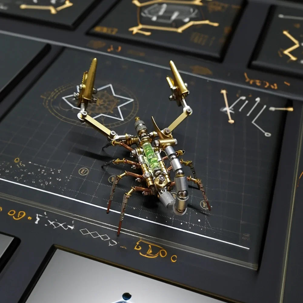 DIY Mechanical Metal Model Kit – 3D Cyberpunk Insect Puzzle, Spider/Scorpion/Mosquito | Gearelo