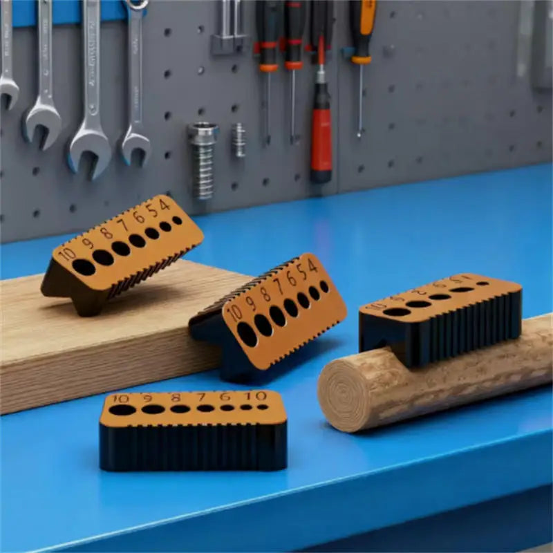 Drill Guide Jig Block – 4–10mm Precision Hole Locator Tool | Gearelo