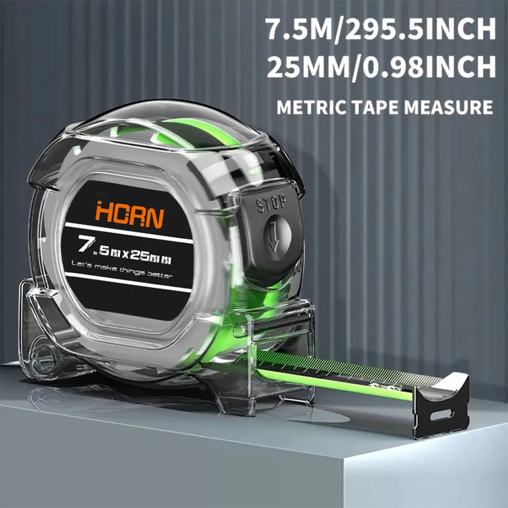 Fluorescent Tape Measure – Anti-Drop Waterproof, 3/5/7/10 Meter | Gearelo